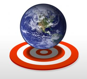 globe over target